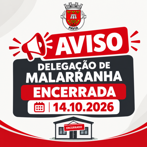Aviso de Encerramento da Delega&ccedil;&atilde;o de Malarranha