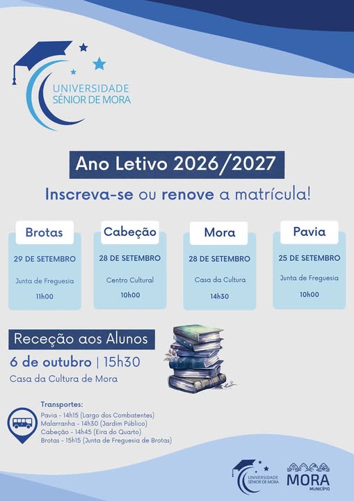 In&iacute;cio do Ano Letivo na Universidade S&eacute;nior de Mora