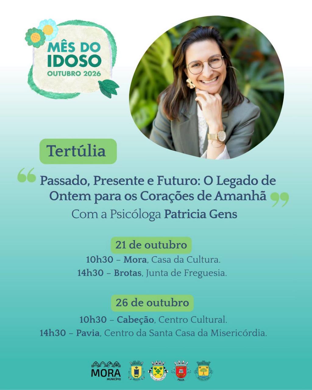 M&ecirc;s do Idoso 2026 - Tert&uacute;lia &ldquo;Passado, Presente e Futuro: O Legado de Ontem para os Cora&ccedil;&otilde;es de Amanh&atilde;&rdquo; 