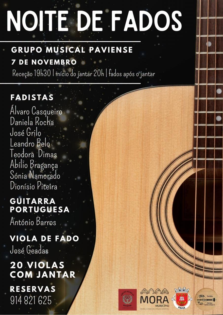 Noite de Fados no Grupo Musical Paviense