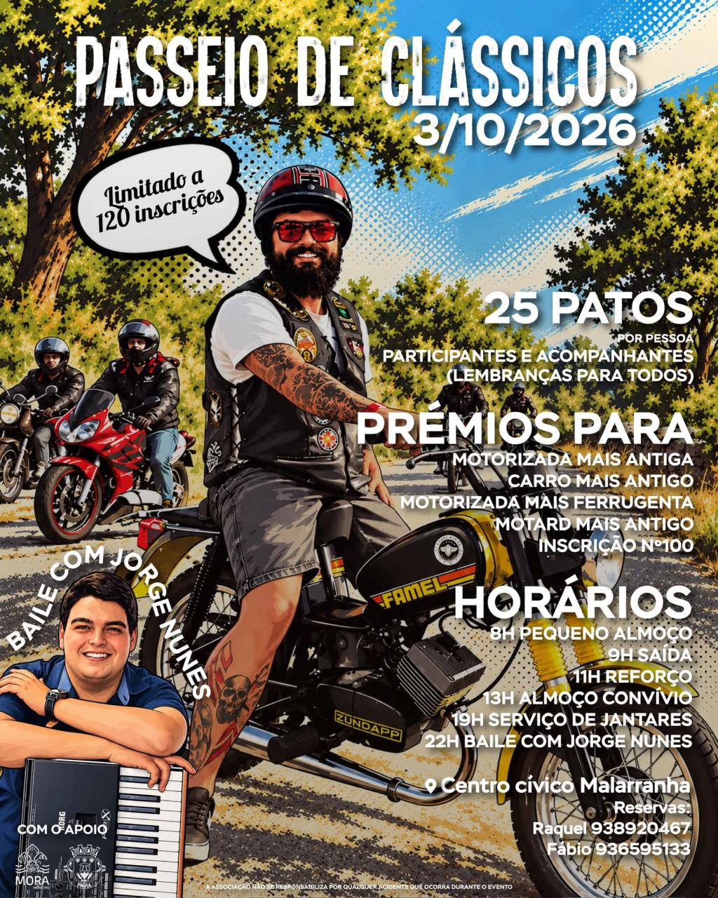 Passeio de Cl&aacute;ssicos em Malarranha